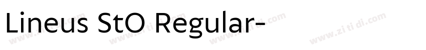 Lineus StO Regular字体转换
